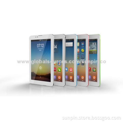 7-inch touch capacitive tablet with calling, Bluetooth, GPS, FM